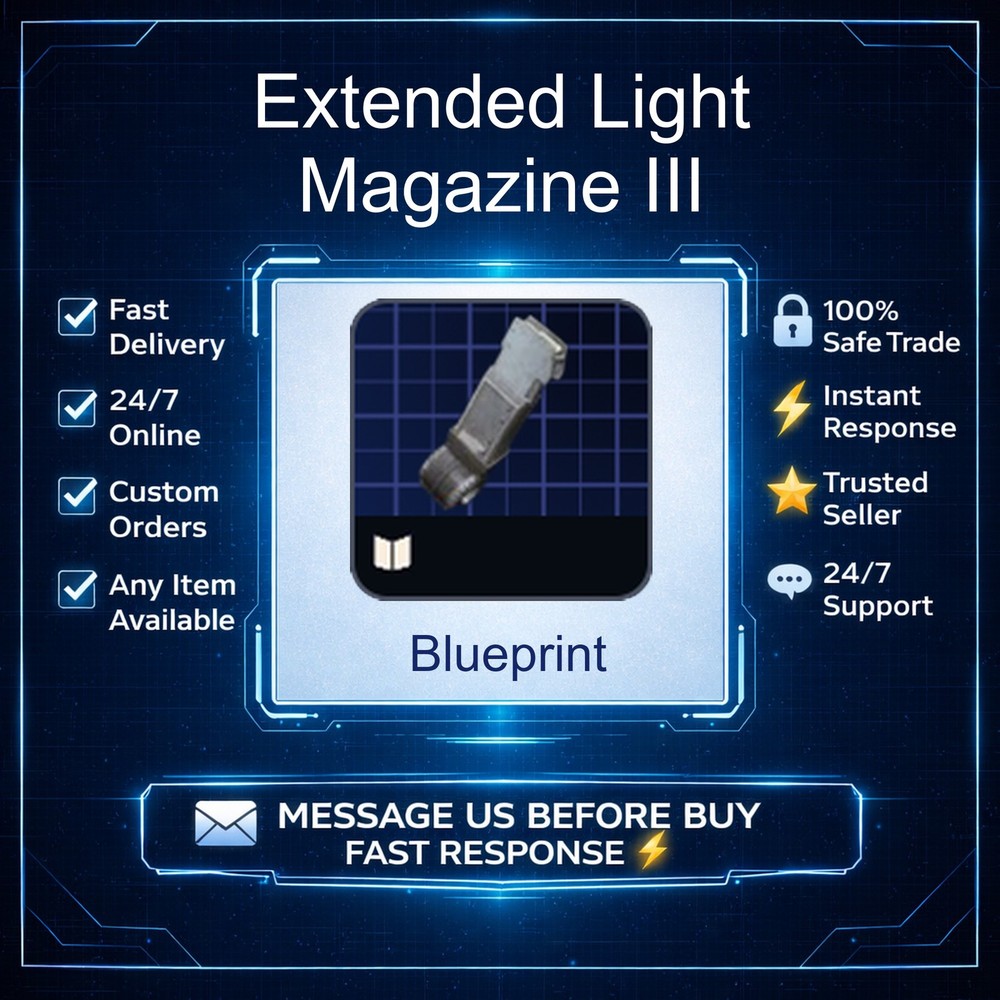 ARC Raiders Extended Light Magazine III Blueprints – All Blueprints Available