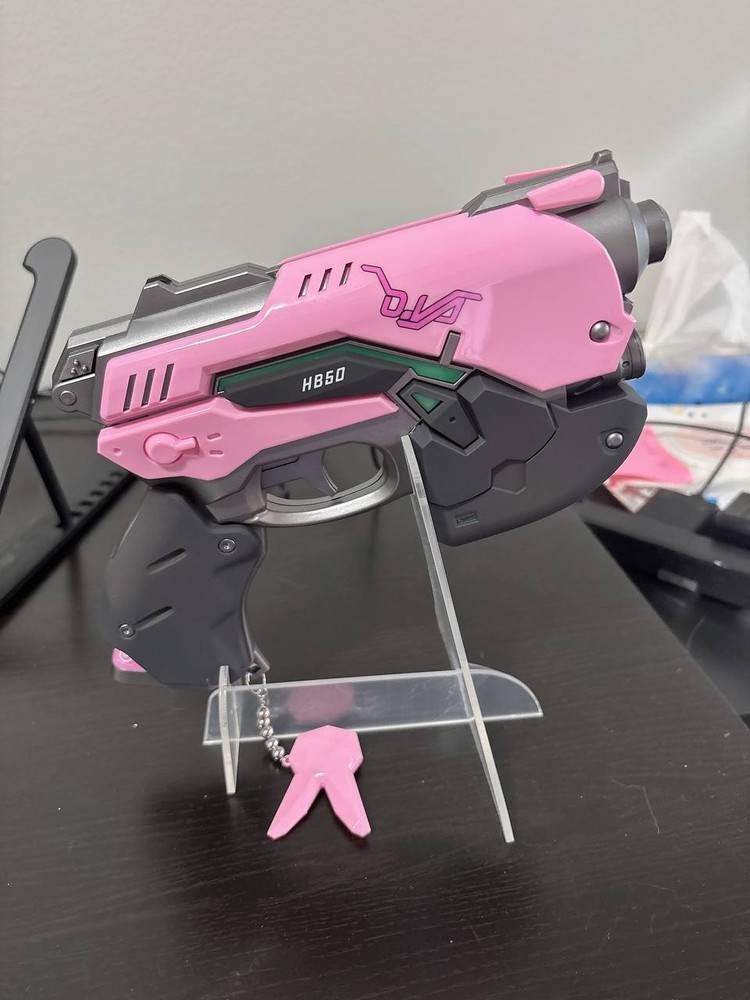J4 Rare D.va DVA HB50 Overwatch Cosplay Blaster Pink Gun. Portable Battery Pack