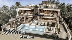 MODERN LUXURY TROPICAL DREAM HOME BLOXBURG.FAST BUILDER FOR AFFORDABLE PRICE