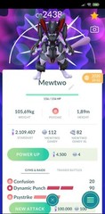 Mewtwo Armored 2500CP 3 moveset Psystrike Ultra League PVP – Trade 20kStardust