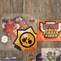 Brawl Stars World Finals 2019 Wappen Pin Badge , Epoxy Sticker, Chibi Life,Keych