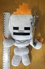 JINX Minecraft Happy Explorer Skeleton On Fire 7″ Plush Stuffed Toy NEW w/ TAG