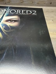 Dishonored 2 GameStop Display Promo Sign Poster