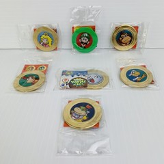 Super Mario Wonderball Set Of 7 Coins New