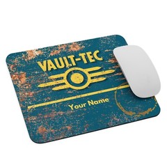 Fallout – Vault-Tech – personalization – Mouse Pad NEW 9.5″ x 7.75″ Non Slip