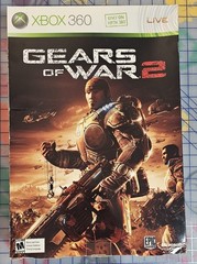 2008 Xbox 360 Gears of War 2 Countertop Large Store Display Box 18″x 12-1/2″
