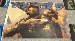 HALO 3 Video Game Store Display Banner 26×39 XBOX 360 GAMES 2007 PROMO SIGN