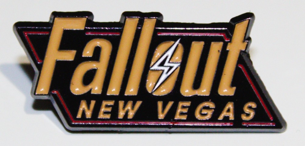 Fallout Video Game TV Series New Vegas Logo V 2 Metal Enamel Pin NEW UNUSED