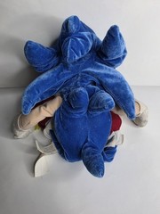 Toy Network Sonic the Hedgehog Plush Doll Stuffed Toy Blue Red Shoes 2008