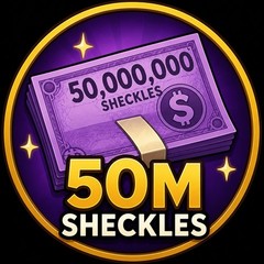 50M Sheckles Grow A Garden 2 In-Game Currency Icon – 50,000,000 Sheckles (50M)