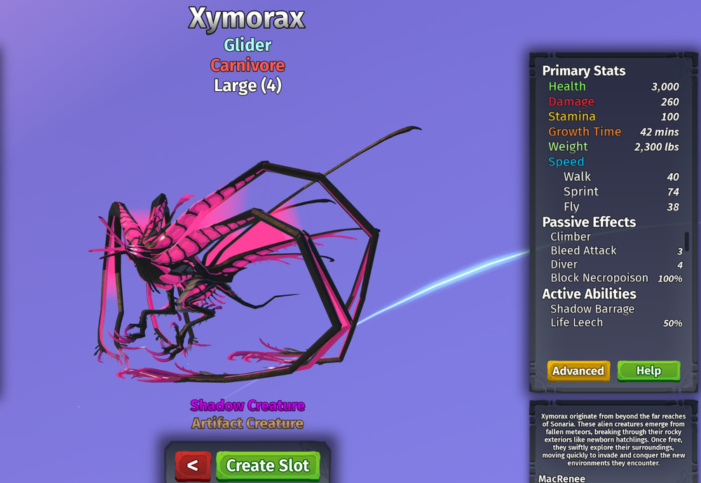 Xymorax Species | Creatures of Sonaria | Roblox