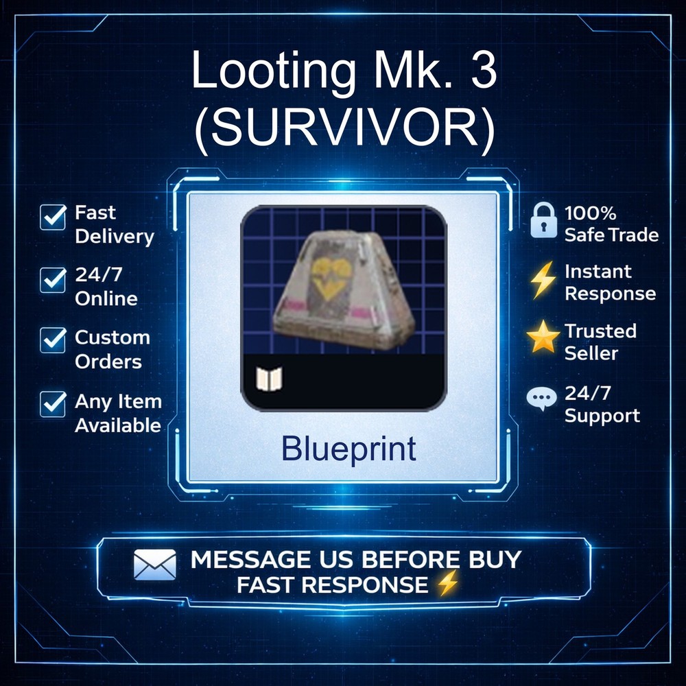 ARC Raiders Looting Mk. 3 (SURVIVOR) Blueprints – All Blueprints Available