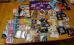 BIG LOT Various Video Gaming Material Limited Run Playasia Stickers Cards Poster