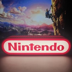 Nintendo 3d Printed Led Sign