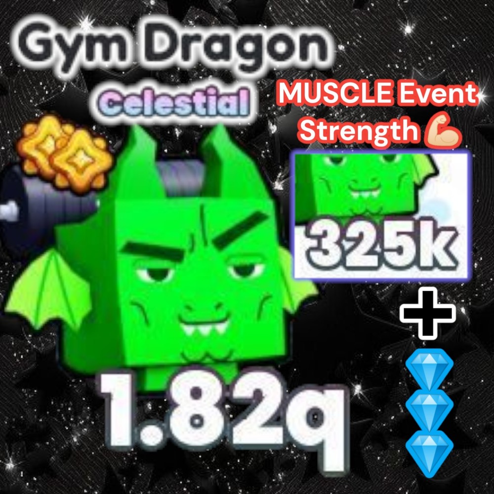 Gym Dragon + 5 Million Diamonds. PS99. Muscle Event