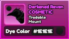 World Zero WZ – 5 PACK – DARKENED RAVEN