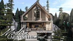 LUXURY MODERN CABIN BLOXBURG.CHECK DESCRIP.FAST BUILDER FOR AFFORDABLE PRICE