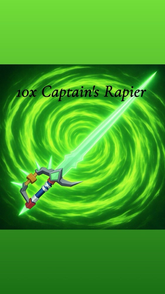 10x Captain Rapiers Roblox Islands Game 🔥Speedy Delivery🔥✅Trusted Seller✅