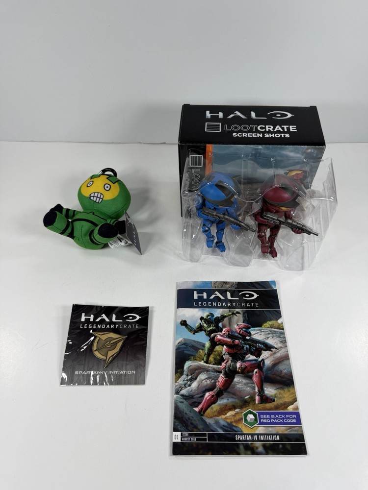 Halo Legendary Loot Crate SPARTAN INITIATION 100% Complete 1st Edition Hoodie L