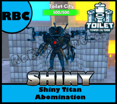 SHINY TITAN ABOMINATION CAMERAMAN – CHEAP TOILET TOWER DEFENSE – TTD UNIT