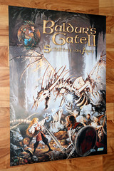 Baldur’s Gate II Shadows of Amn PC Windows Vintage Rare Poster 79x55cm