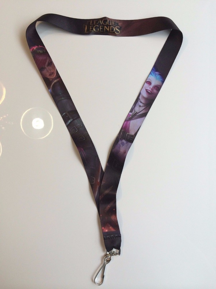 Arcane League of Legends Vi and Jinx Lanyard PAX SDCC NYCC Fan Expo