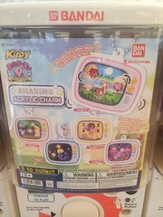 New 2025 Kirby Acrylic Charm Shaker Keyring Bandai Namco Gashapon shaking sound