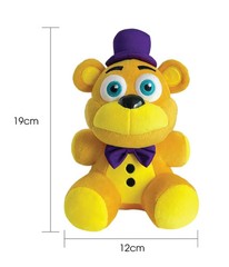 XSmart 7″ Fredbear Plush With No Eyeliner, FNaF Five Nights at Freddy’s