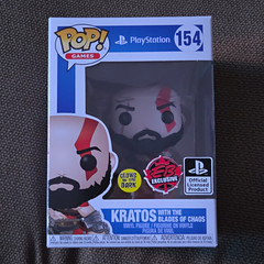 Funko Pop! Games Kratos God of War #154 Glow in the Dark Exclusive Figure