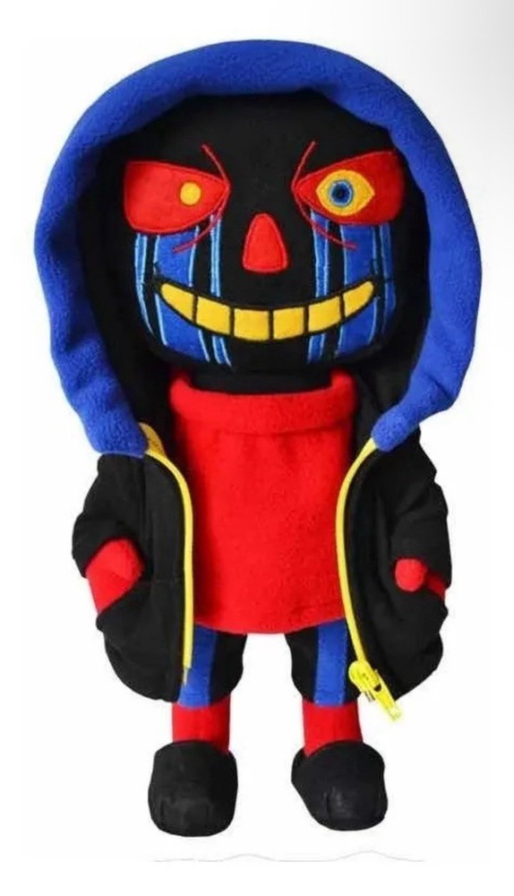 Rare Mexican Undertale Electric Designer Sans Plush 9” Bootleg Made In Mexico