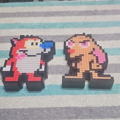 PDP Pixel Pals Light Up Ren & Stimpy Collectible Light Nickelodeon 878-040