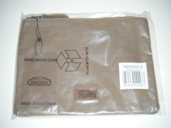 Musterbrand 2015 Blizzard WORLD OF WARCRAFT Brown Canvas Zippered Pencil Bag