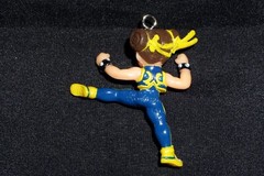 Chun-Li Street Fighter II Keychain Figure Alpha Vintage Retro Capcom Chibi SD