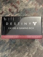 Destiny 2 Cayde-6 Sealed Collector Box w In-Game Emblem, Guardian’s Call.