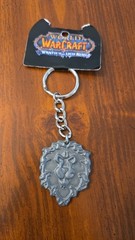 World of Warcraft Alliance Logo Metal Key Chain Produced by ABYstyle Jinx New