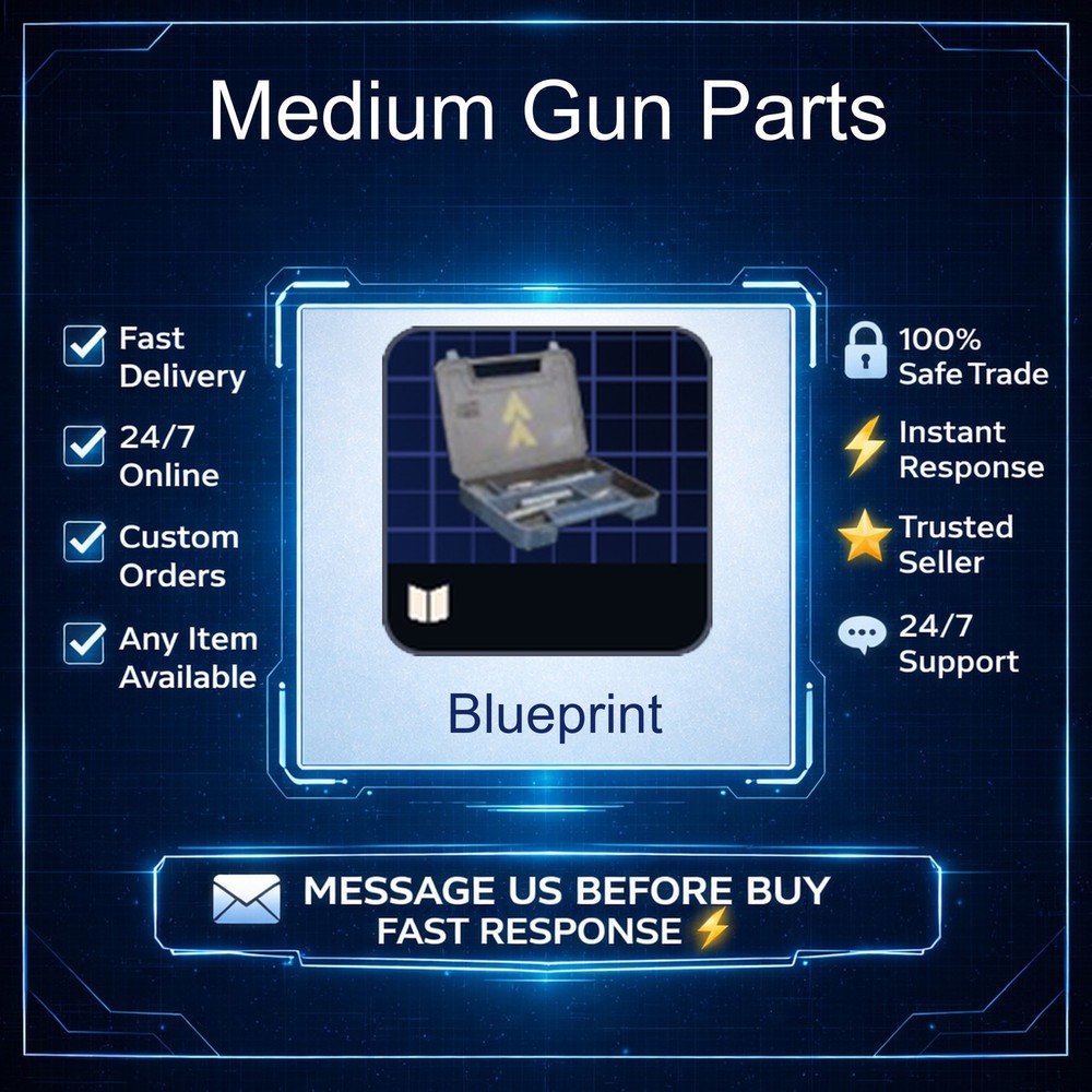 ARC Raiders Medium Gun Parts Blueprints – All Blueprints Available