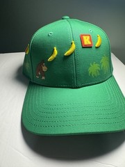 Nintendo Donkey Kong Baseball Hat Banana -Adjustable-NWT-Green
