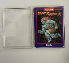 CAPCOM STREET FIGHTER II PROMOTIONAL 8 CHARACTER CARDS MINT IN PLASTIC CASE