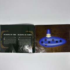THINKGEEK Legend Of Zelda: Ocarina Of Time Electronic Ocarina W/ Stand & Book