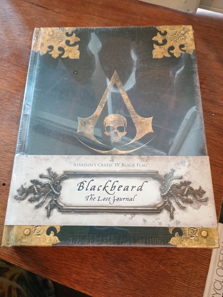 Assassins Creed IV Black Flag Blackbeard The Lost Journal Hardcover New Sealed