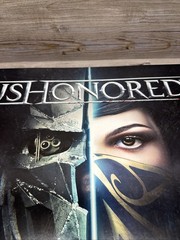 Dishonored 2 GameStop Display Promo Sign Poster