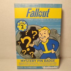 Fallout Mystery Pin Badge Volume 2 Blind Box Case Official Bethesda Collectible