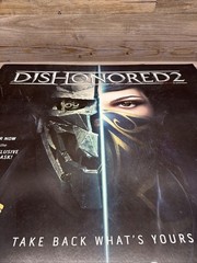 Dishonored 2 GameStop Display Promo Sign Poster