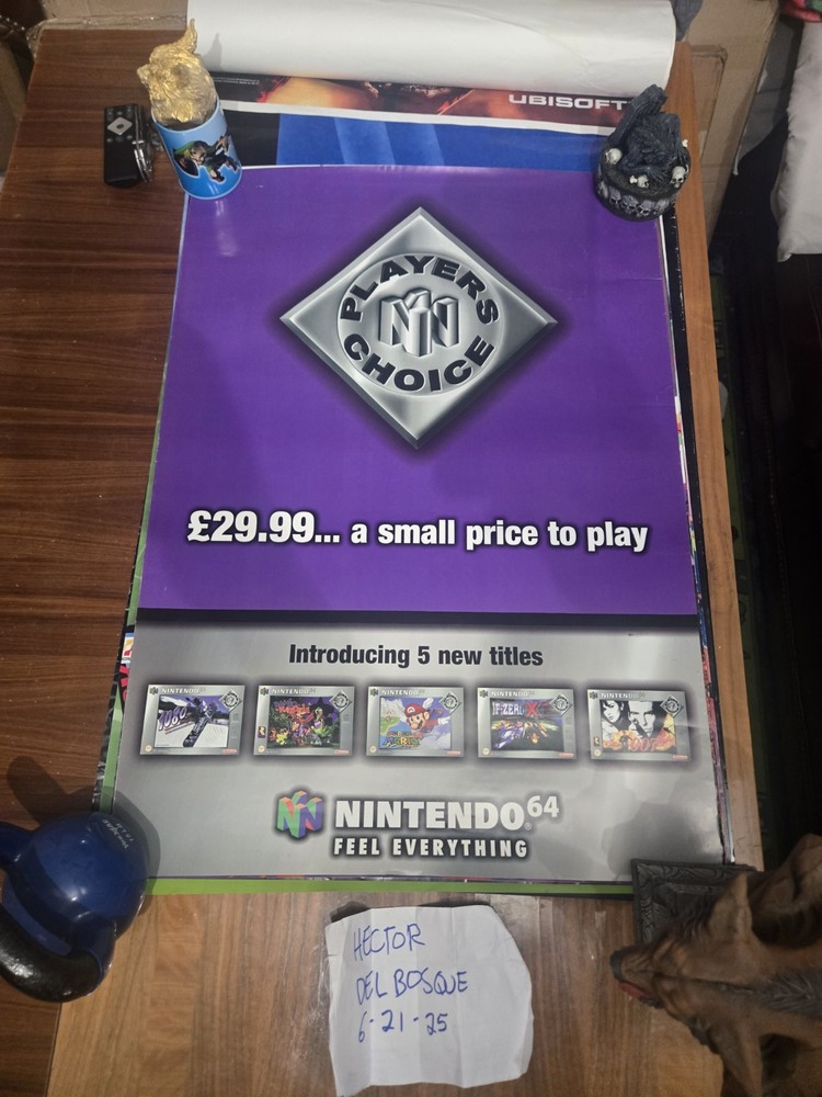 Players Choice N64 Feel Everything PAL Promotional Poster