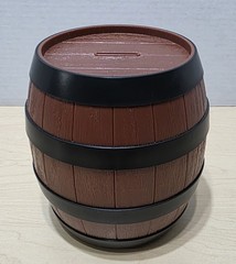 Universal Studios Japan Super Nintendo World Donkey Kong Barrel Coin Bank