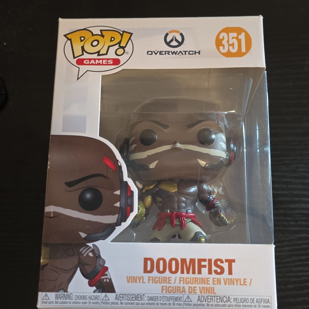 Funko Pop! Games Overwatch Doomfist Vinyl Figure #351 – 2018