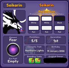 🐲 Roblox Dragon Adventures: 🩵 FM Traited Seikarin 🦌 | Delivery in 24H ⌛