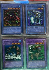 For sale is a Yu-gi-oh Trading Card Game card sleeve plus 9 extra cards