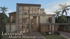 LUXURIOUS MODERN MANSION BLOXBURG.CHECK DESCRIP.FAST BUILDER FOR CHEAP PRICE