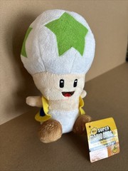 Rare 2007 Super Mario Party Green Star Cosmic Toad Plush Nintendo NWT Japan